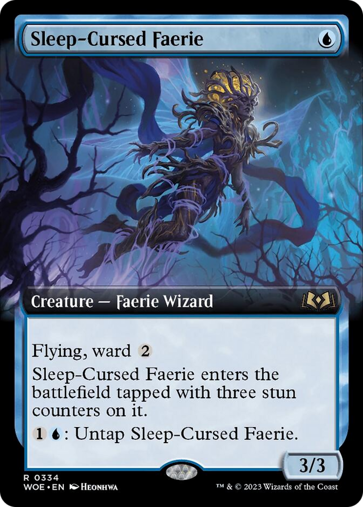 Sleep-Cursed Faerie (Extended Art) [Wilds of Eldraine] | Galactic Gamez