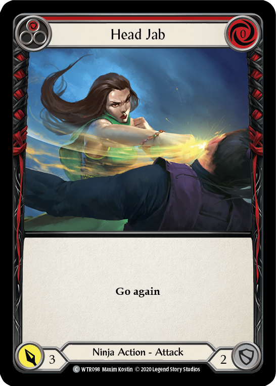 Head Jab (Red) [U-WTR098] (Welcome to Rathe Unlimited)  Unlimited Rainbow Foil | Galactic Gamez