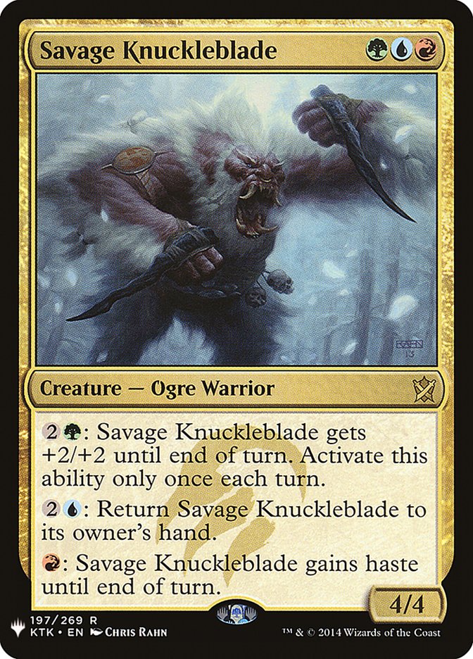 Savage Knuckleblade [Mystery Booster] | Galactic Gamez
