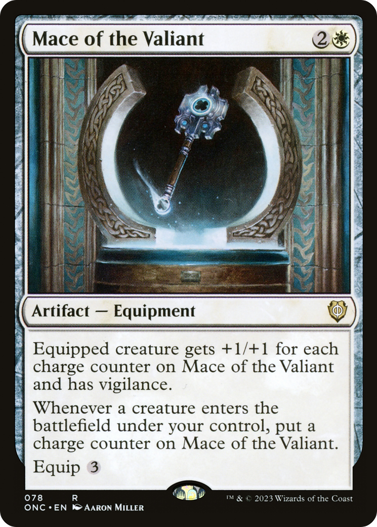 Mace of the Valiant [Phyrexia: All Will Be One Commander] | Galactic Gamez
