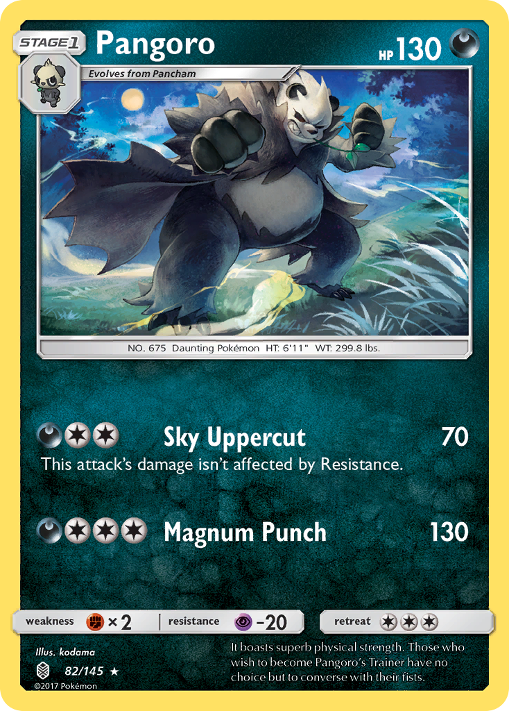 Pangoro (82/145) [Sun & Moon: Guardians Rising] | Galactic Gamez