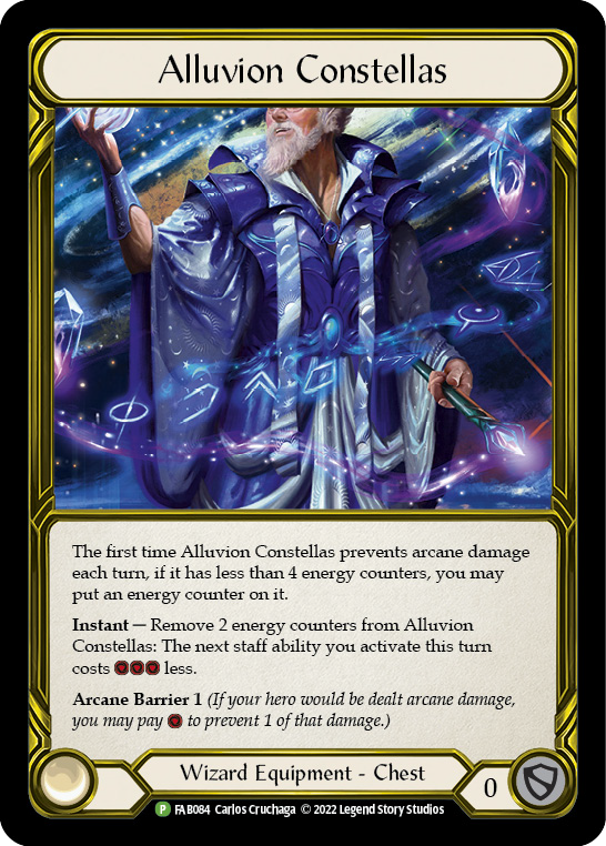 Alluvion Constellas (Golden) [FAB084] (Promo)  Cold Foil | Galactic Gamez