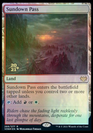 Sundown Pass [Innistrad: Crimson Vow Prerelease Promos] | Galactic Gamez