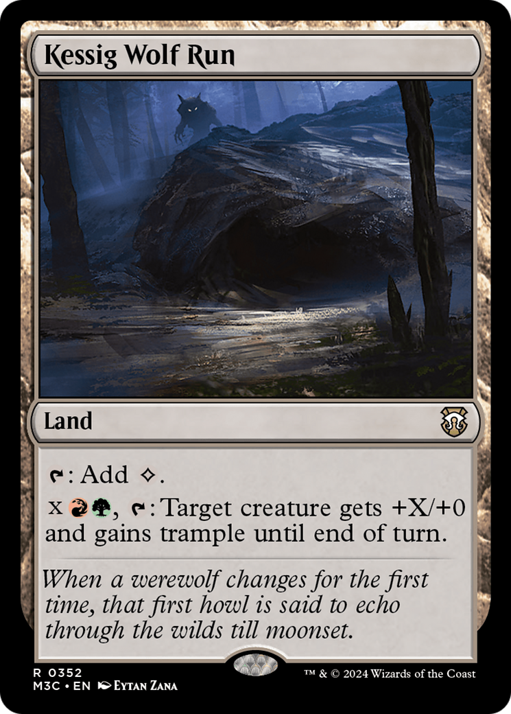 Kessig Wolf Run (Ripple Foil) [Modern Horizons 3 Commander] | Galactic Gamez