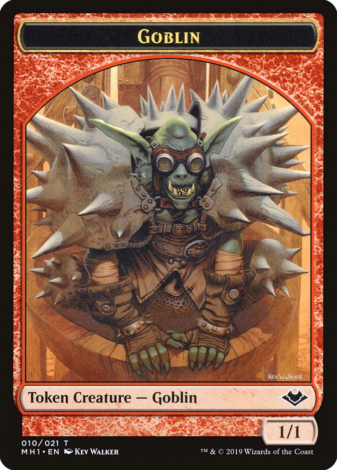 Elemental (009) // Goblin Double-Sided Token [Modern Horizons Tokens] | Galactic Gamez