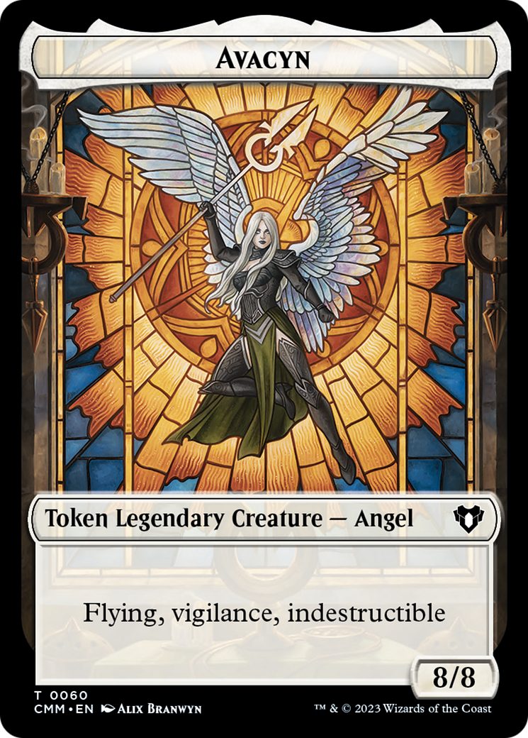 Copy (54) // Avacyn Double-Sided Token [Commander Masters Tokens] | Galactic Gamez