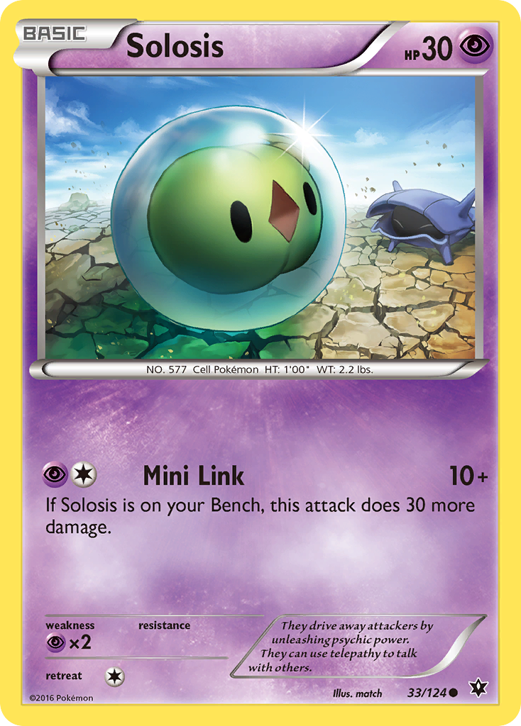 Solosis (33/124) [XY: Fates Collide] | Galactic Gamez