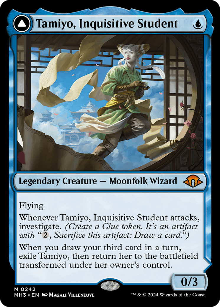 Tamiyo, Inquisitive Student // Tamiyo, Seasoned Scholar [Modern Horizons 3] | Galactic Gamez