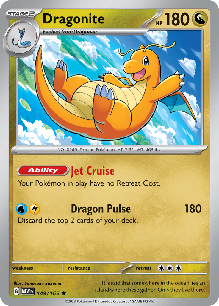 Dragonite (149/165) [Scarlet & Violet: 151] | Galactic Gamez