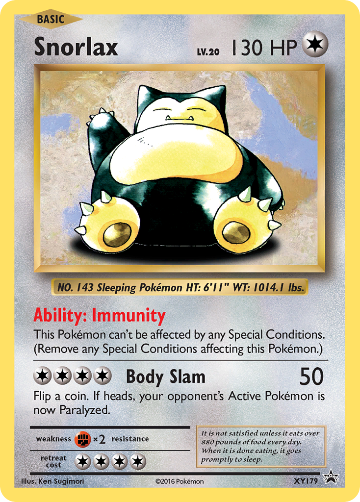 Snorlax (XY179) [XY: Black Star Promos] | Galactic Gamez