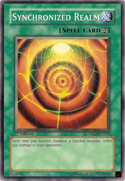 Synchronized Realm [5DS1-EN022] Common | Galactic Gamez