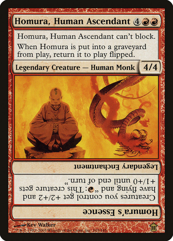 Homura, Human Ascendant // Homura's Essence [Saviors of Kamigawa] | Galactic Gamez