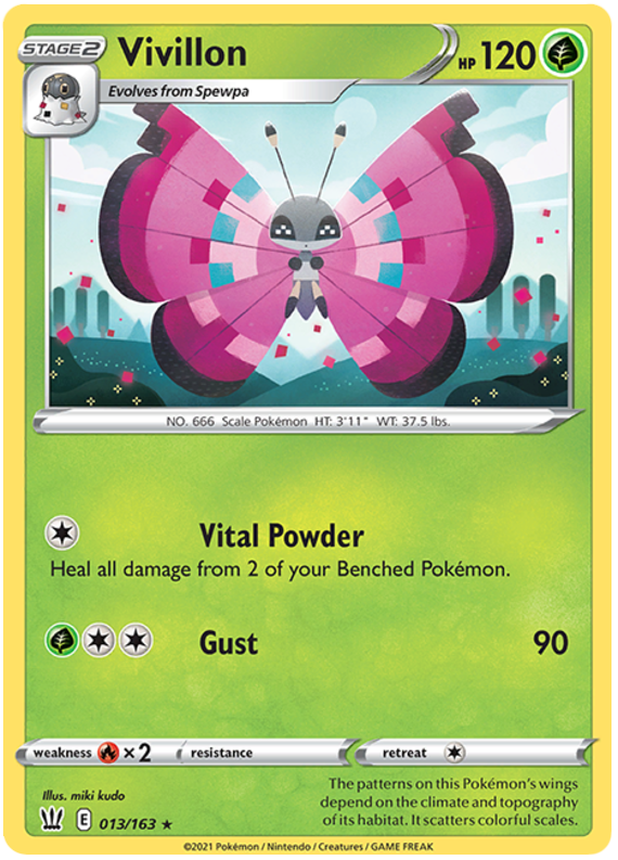 Vivillon (013/163) [Sword & Shield: Battle Styles] | Galactic Gamez