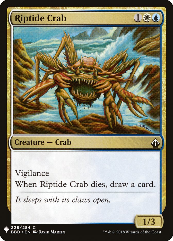 Riptide Crab [Mystery Booster] | Galactic Gamez