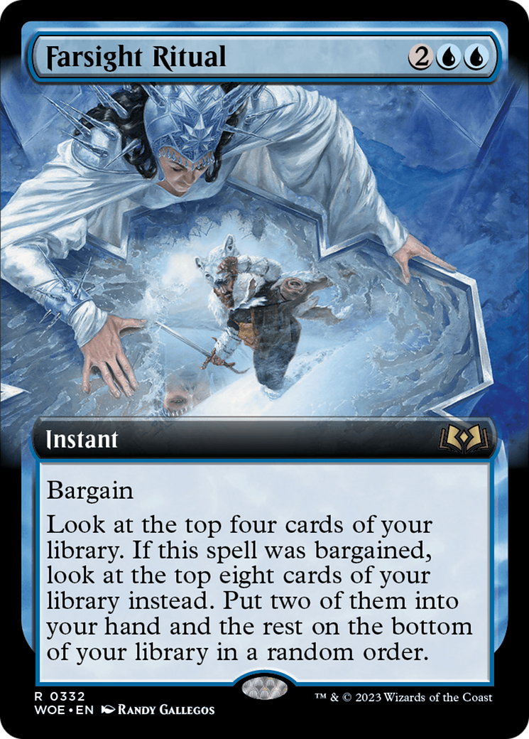 Farsight Ritual (Extended Art) [Wilds of Eldraine] | Galactic Gamez