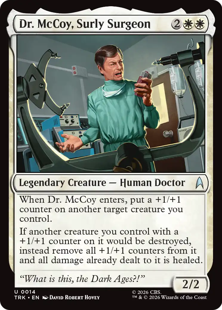 Dr. McCoy, Surly Surgeon [Star Trek] | Galactic Gamez