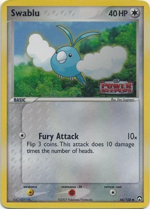 Swablu (66/108) (Stamped) [EX: Power Keepers] | Galactic Gamez