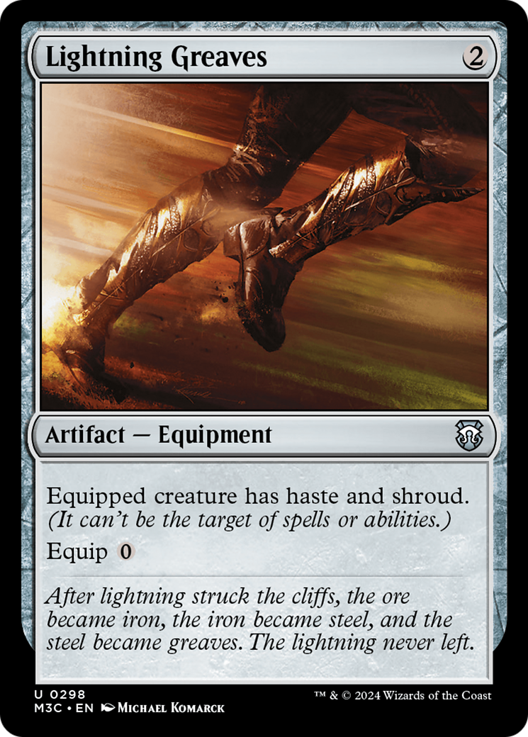 Lightning Greaves [Modern Horizons 3 Commander] | Galactic Gamez