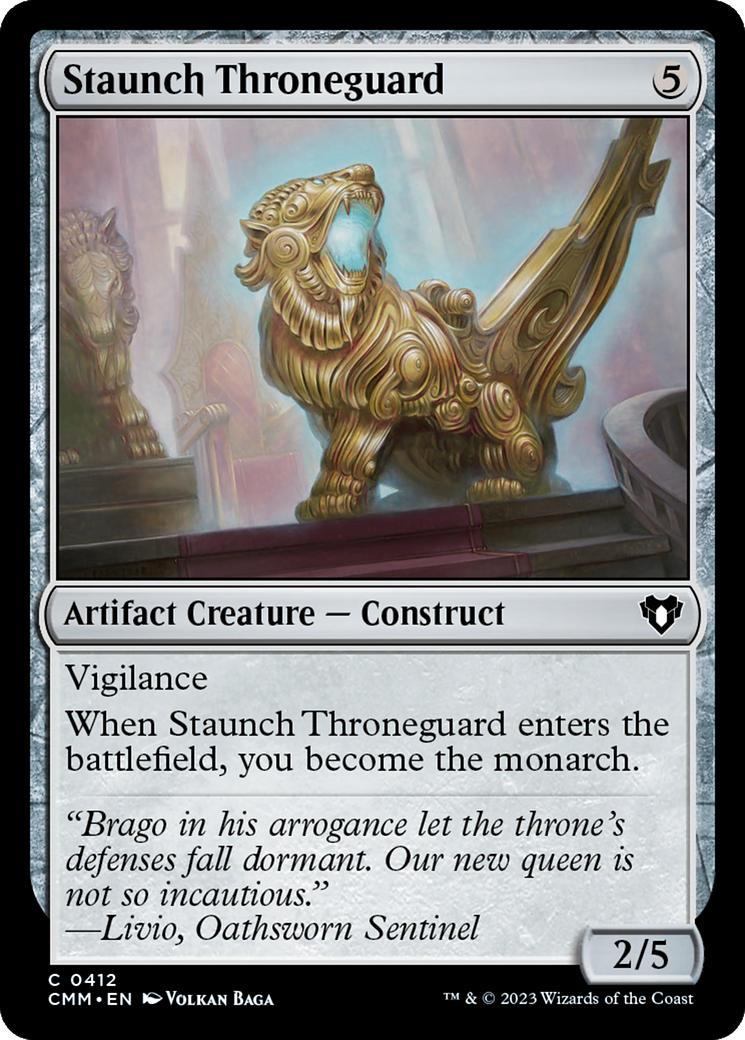Staunch Throneguard [Commander Masters] | Galactic Gamez