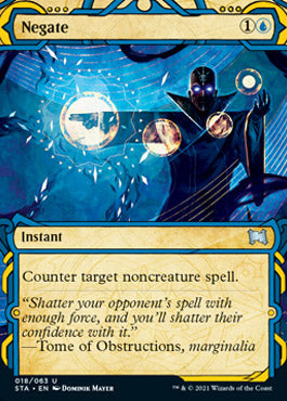 Negate (Foil Etched) [Strixhaven: Mystical Archive] | Galactic Gamez