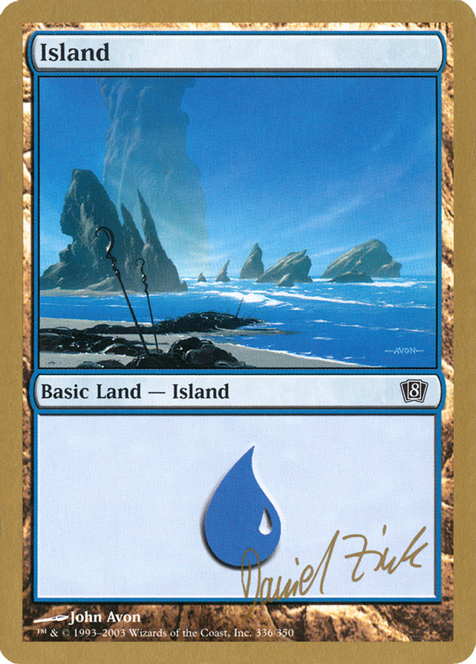 Island (dz336) (Daniel Zink) [World Championship Decks 2003] | Galactic Gamez
