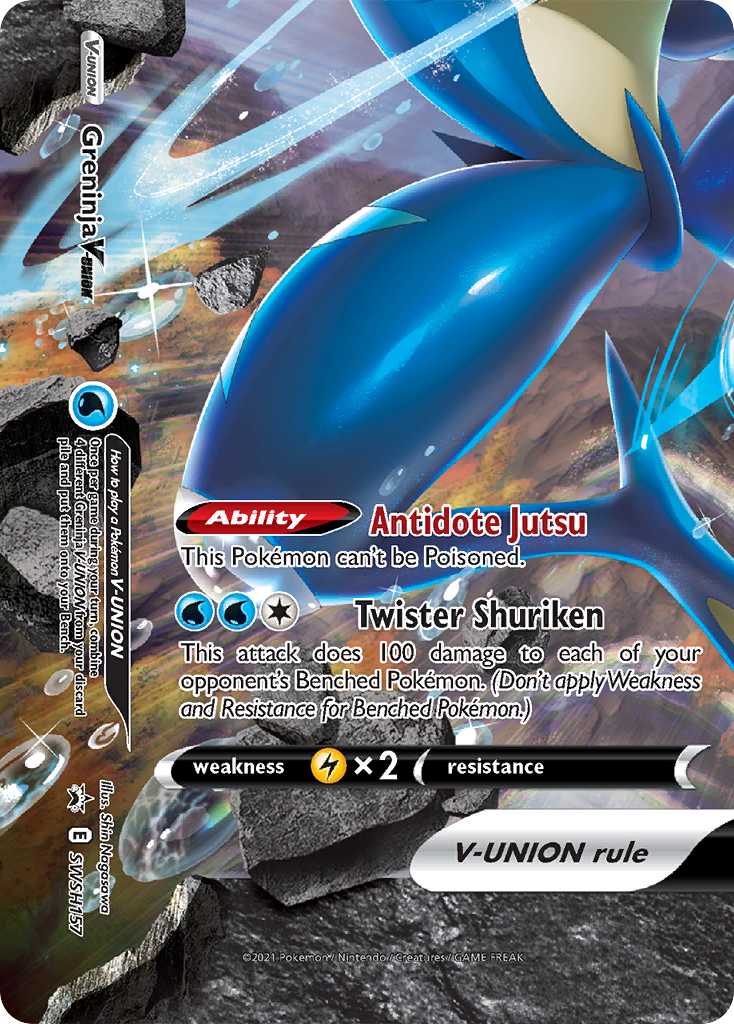 Greninja V-Union (SWSH157) [Sword & Shield: Black Star Promos] | Galactic Gamez