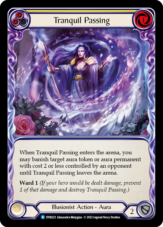 Tranquil Passing (Yellow) [DYN222] (Dynasty) | Galactic Gamez