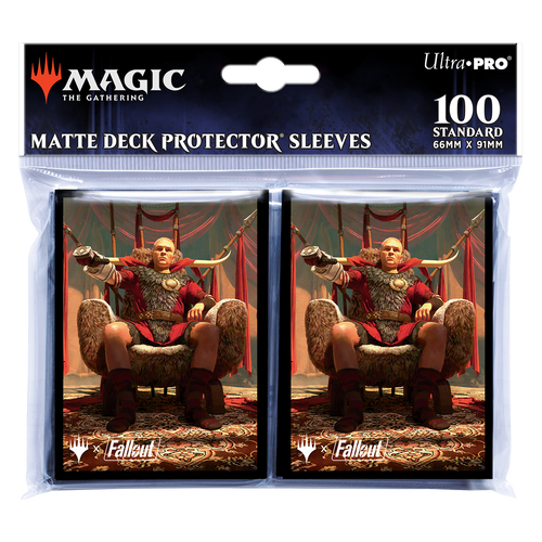 Fallout® Caesar, Legion’s Emperor® Sleeves (100ct) for Magic: The Gathering | Galactic Gamez