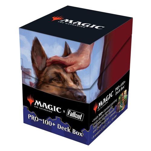 Fallout® Dogmeat, Ever Loyal 100+ Deck Box® for Magic: The Gathering | Galactic Gamez