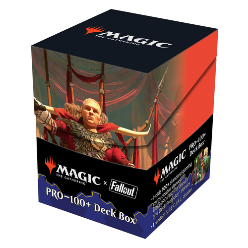 Fallout® Caesar, Legion’s Emperor 100+ Deck Box® for Magic: The Gathering | Galactic Gamez