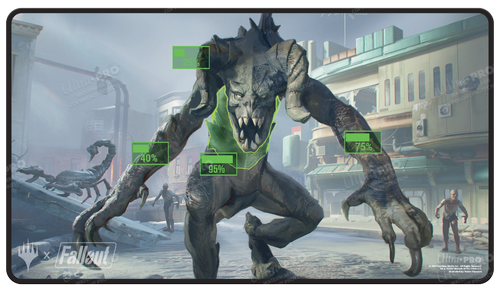 Fallout® V.A.T.S. Standard Gaming Playmat for Magic: The Gathering | Galactic Gamez