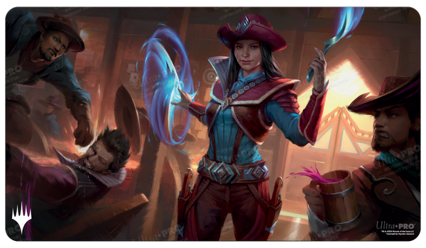 Outlaws of Thunder Junction Stella Lee, Wild Card Standard Gaming Playmat for Magic: The Gathering | Galactic Gamez