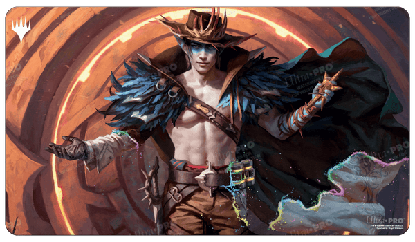 Outlaws of Thunder Junction Oko, the Ringleader Standard Gaming Playmat Key Art for Magic: The Gathering | Galactic Gamez