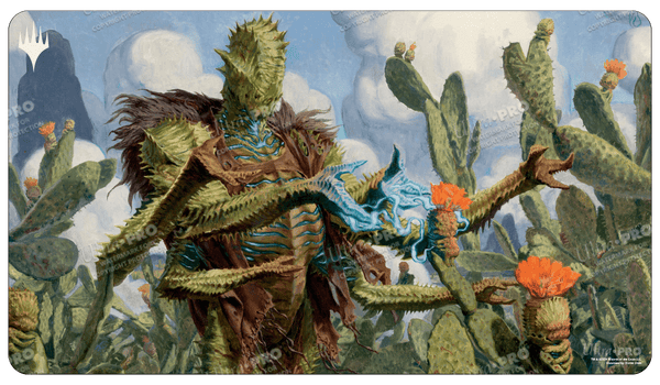 Outlaws of Thunder Junction Bristly Bill, Spine Sower Standard Gaming Playmat for Magic: The Gathering | Galactic Gamez