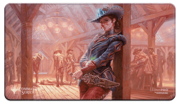 UPR38399: Playmat: MTG Stitched- Outlaws of Thunder Junction - Marchesa, Dealer of Death | Galactic Gamez