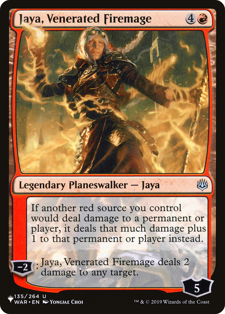 Jaya, Venerated Firemage [The List] | Galactic Gamez