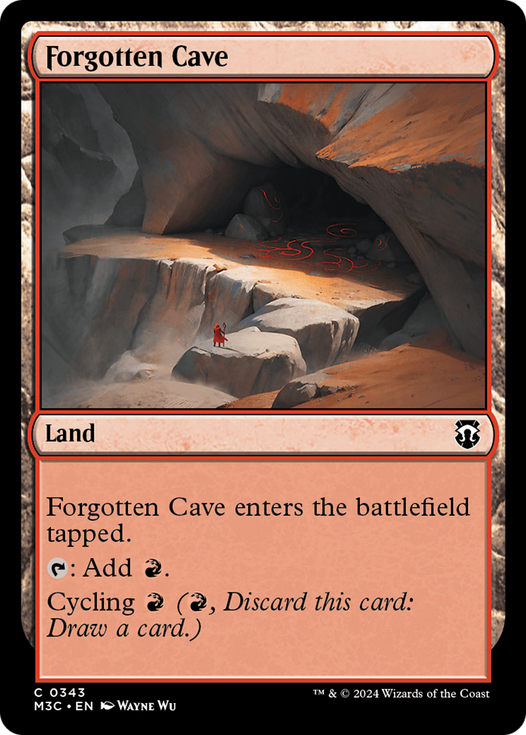 Forgotten Cave (Ripple Foil) [Modern Horizons 3 Commander] | Galactic Gamez