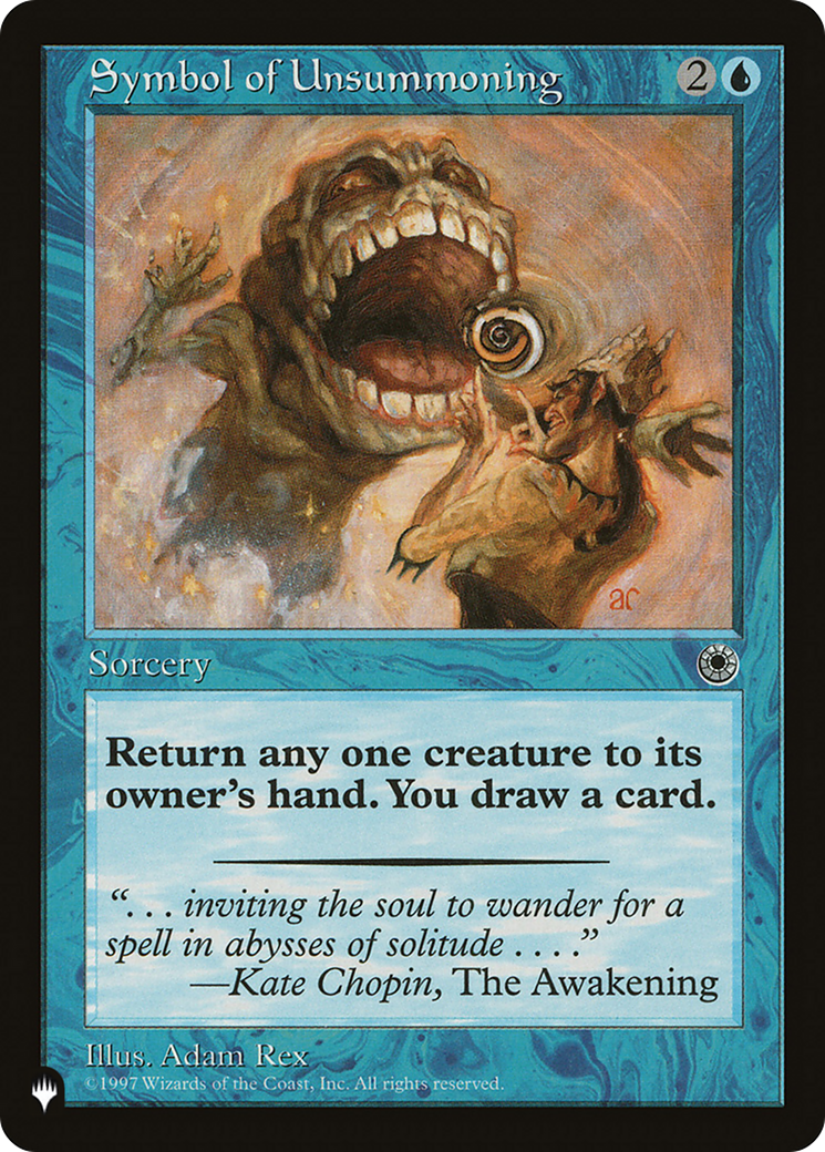 Symbol of Unsummoning [The List] | Galactic Gamez