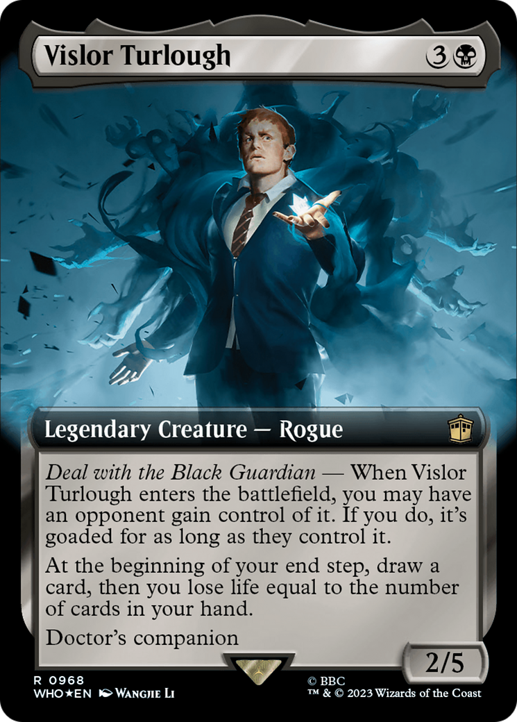 Vislor Turlough (Extended Art) (Surge Foil) [Doctor Who] | Galactic Gamez