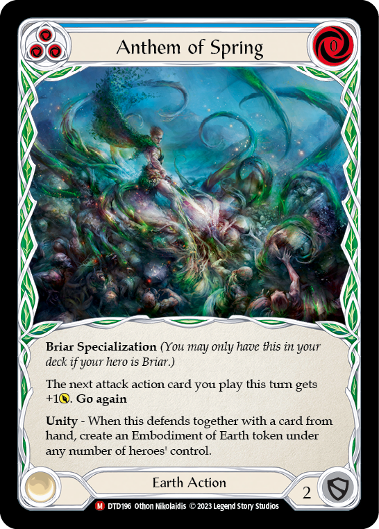 Anthem of Spring [DTD196] (Dusk Till Dawn)  Rainbow Foil | Galactic Gamez