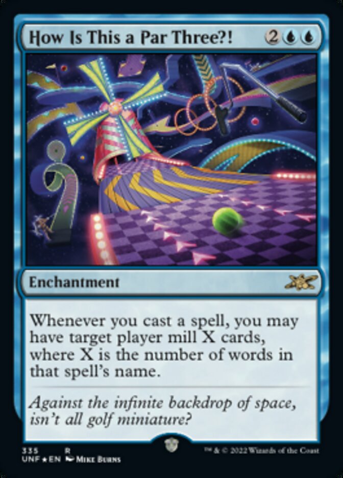 How Is This a Par Three?! (Galaxy Foil) [Unfinity] | Galactic Gamez