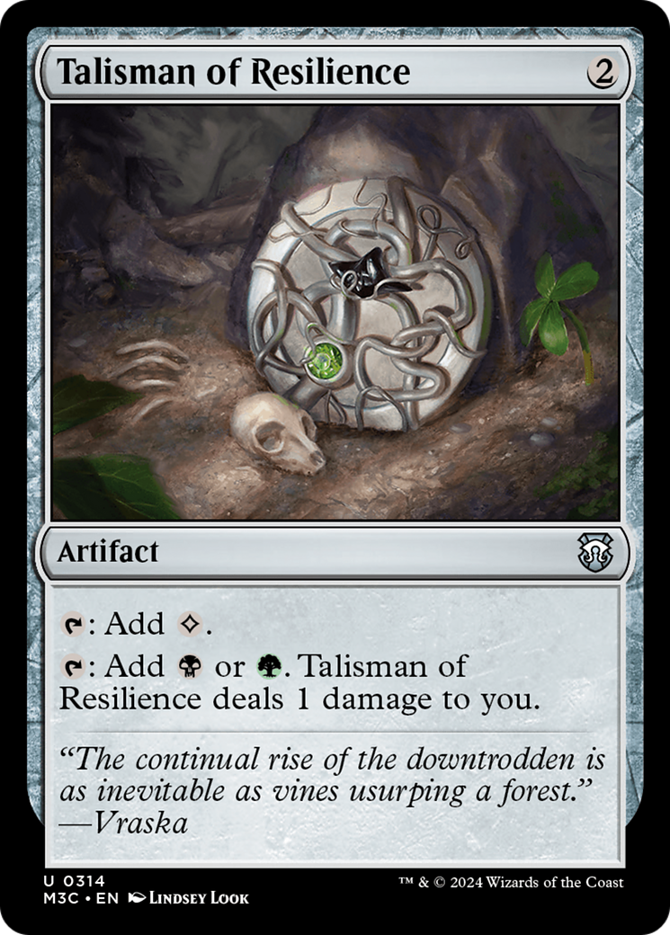 Talisman of Resilience (Ripple Foil) [Modern Horizons 3 Commander] | Galactic Gamez