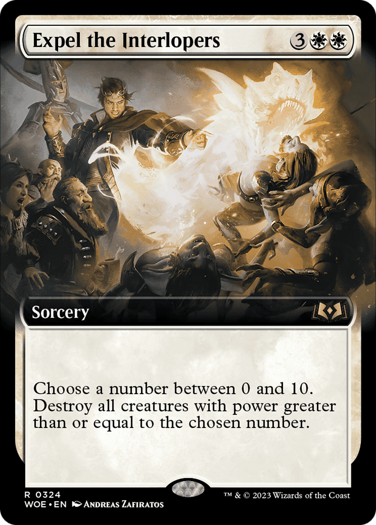 Expel the Interlopers (Extended Art) [Wilds of Eldraine] | Galactic Gamez