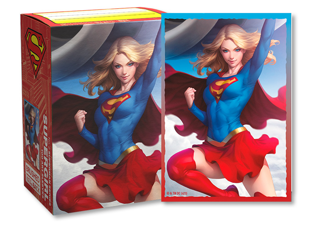 Brushed: Supergirl Dragon Shield: (100ct) | Galactic Gamez