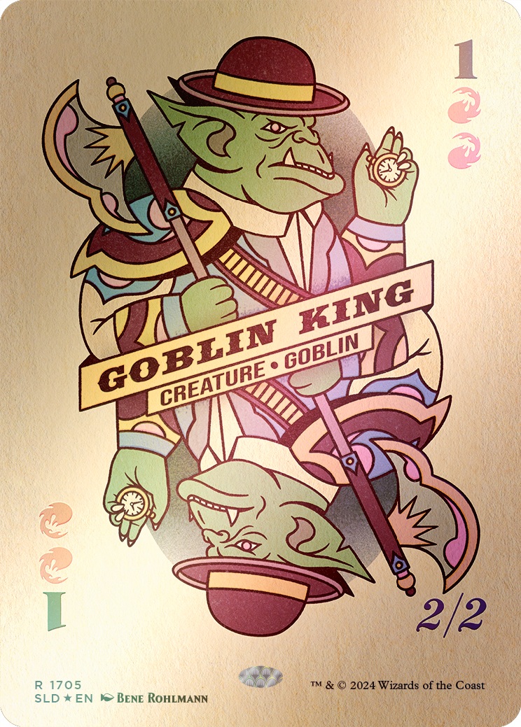 Goblin King (1705) (Rainbow Foil) [Secret Lair Drop Series] | Galactic Gamez