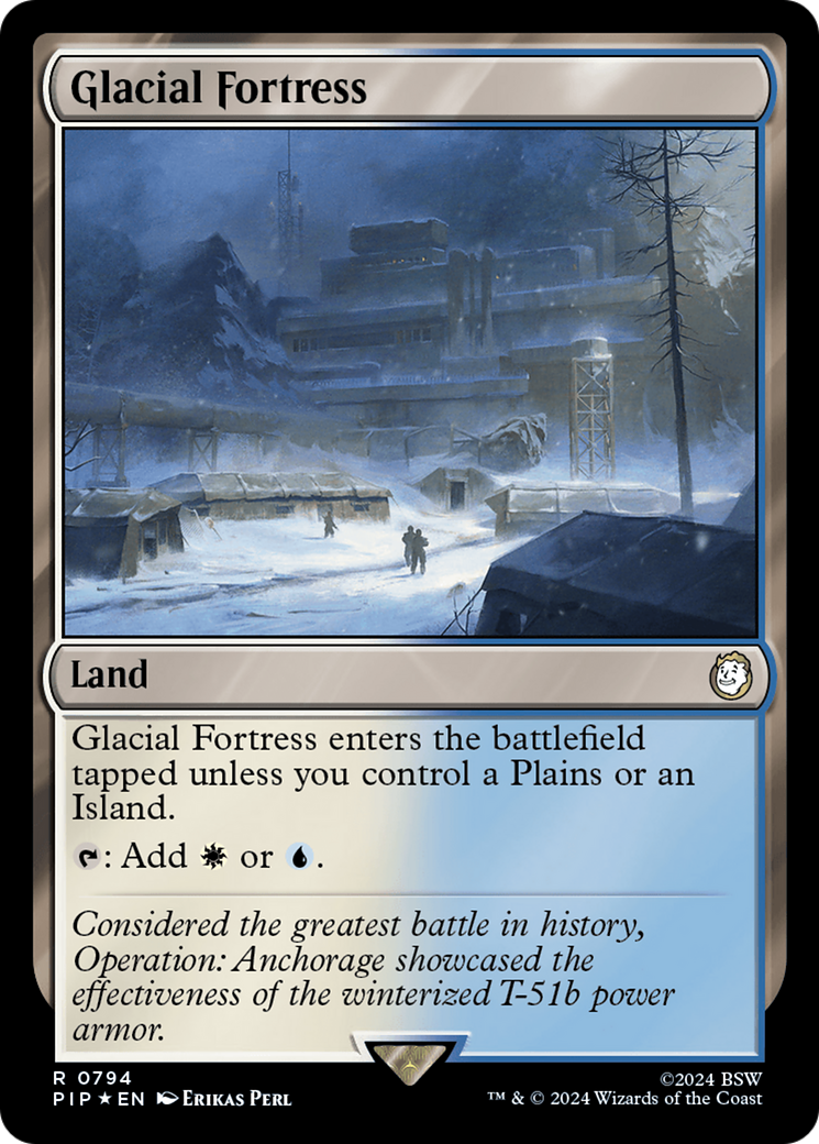 Glacial Fortress (Surge Foil) [Fallout] | Galactic Gamez