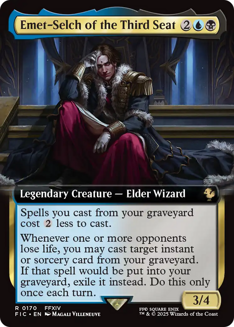 Emet-Selch of the Third Seat (Extended Art) [FINAL FANTASY Commander] | Galactic Gamez