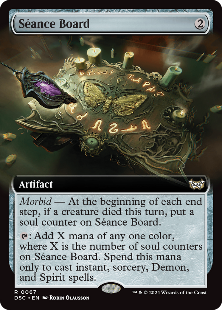 Seance Board (Extended Art) [Duskmourn: House of Horror Commander] | Galactic Gamez
