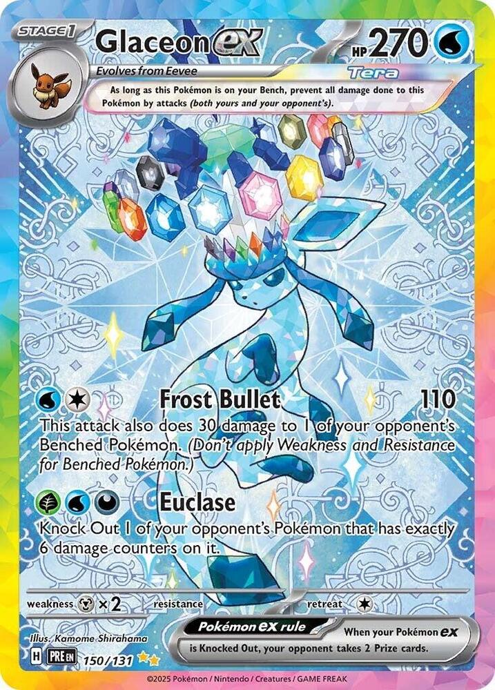 Glaceon ex (150/131) [Scarlet & Violet: Prismatic Evolutions] | Galactic Gamez