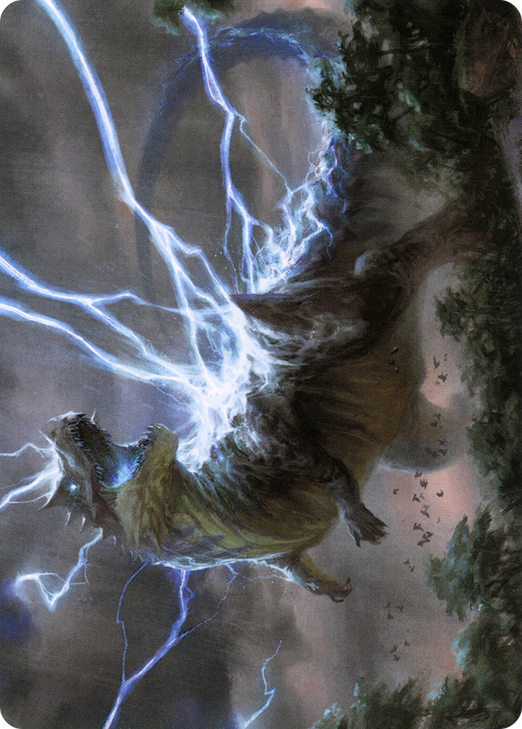 Thrasta, Tempest's Roar Art Card (41) [Modern Horizons 2 Art Series] | Galactic Gamez